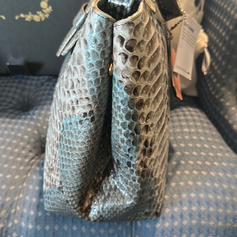 Authentic Grand Pelle lizard Handbag - Picture 3 of 12
